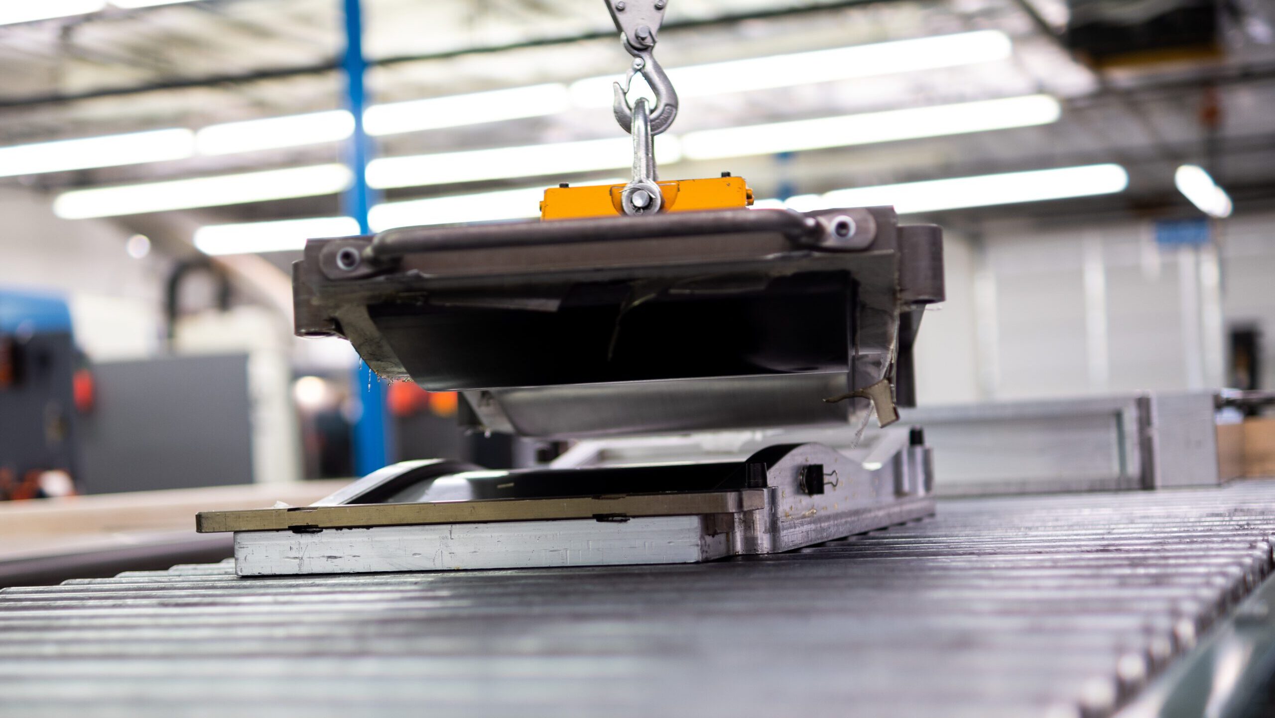 Compression Molding Parts With Custom Mold on Platen Press